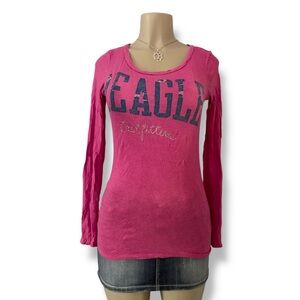 Pink Long Sleeve Top